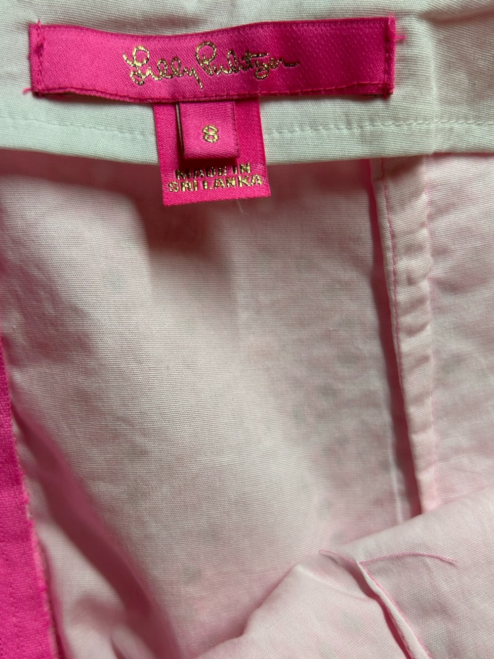 FAYE SKORT IN PROSECCO PINK NEON GEO EYELET - Picture 7 of 7
